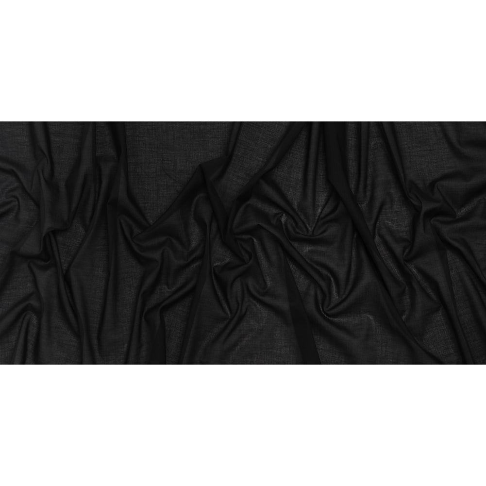 Cotton Voile Lining - Black - Famous Australian Designer Deadstock Cotton Voile Lining - Black - Famous Australian Designer Deadstock