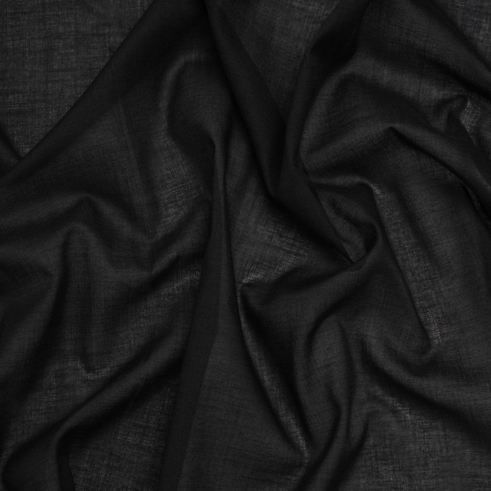 Cotton Voile Lining - Black - Famous Australian Designer Deadstock Cotton Voile Lining - Black - Famous Australian Designer Deadstock