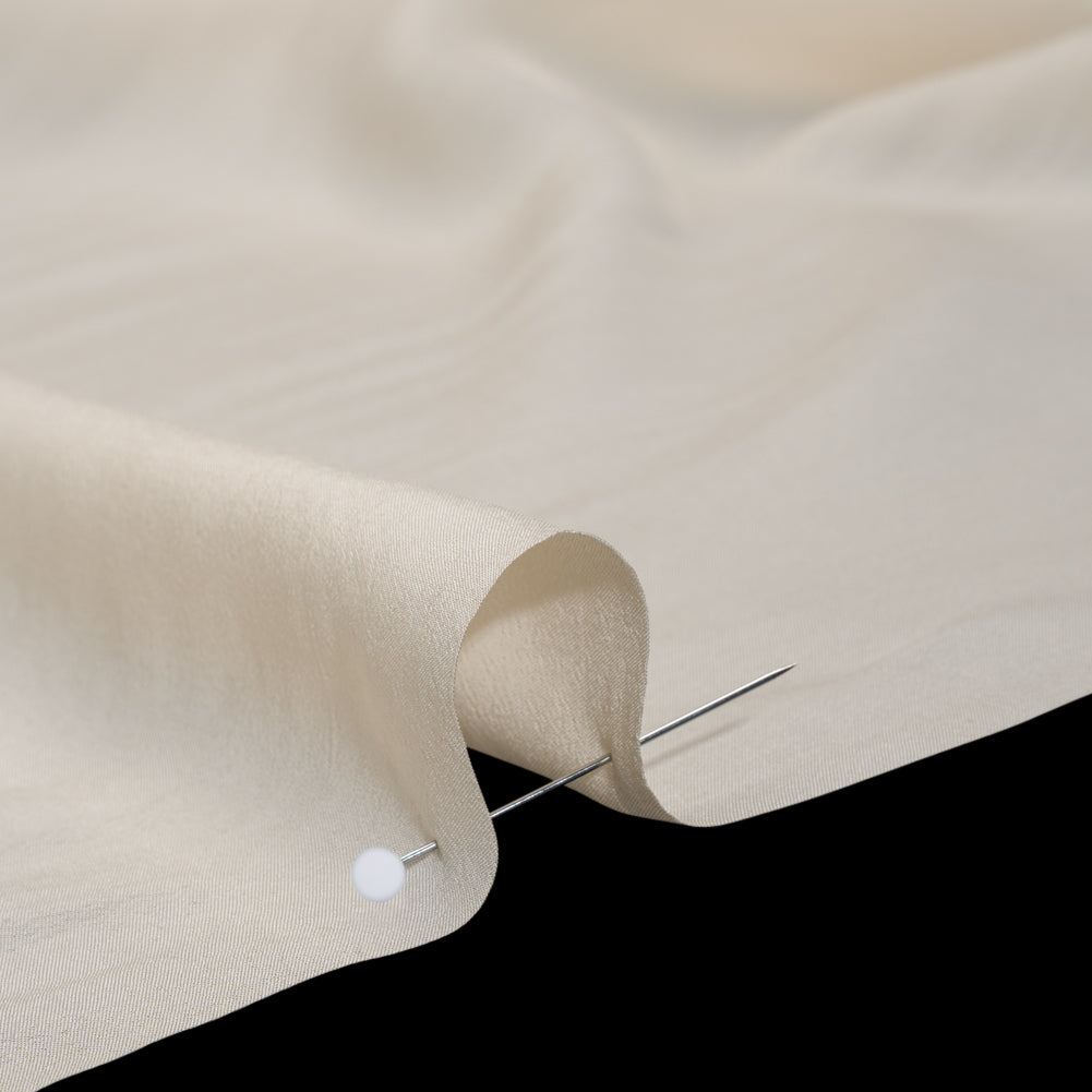 Viscose Crepe de Chine - Buff - Famous Australian Designer Deadstock Viscose Crepe de Chine - Buff - Famous Australian Designer Deadstock