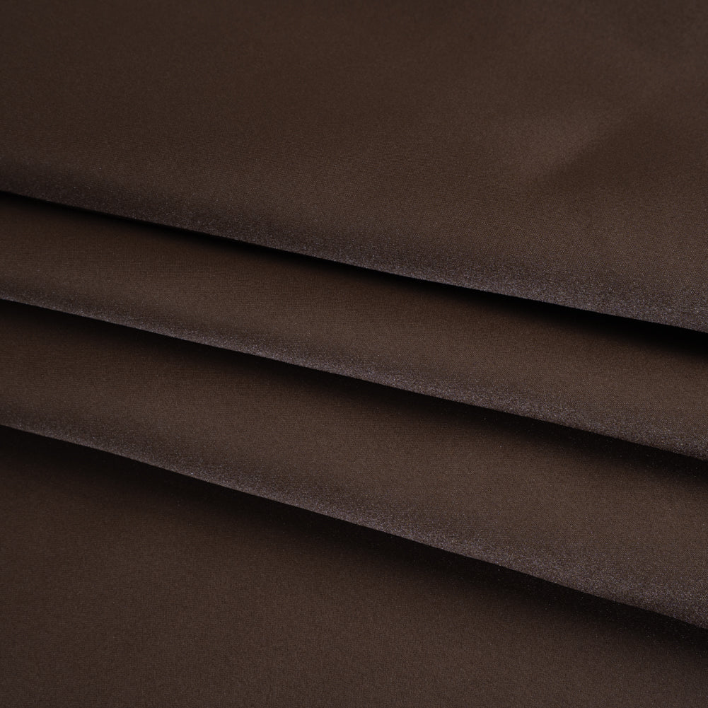 Polyester Satin - Brown - Designer Deadstock Polyester Satin - Brown - Designer Deadstock