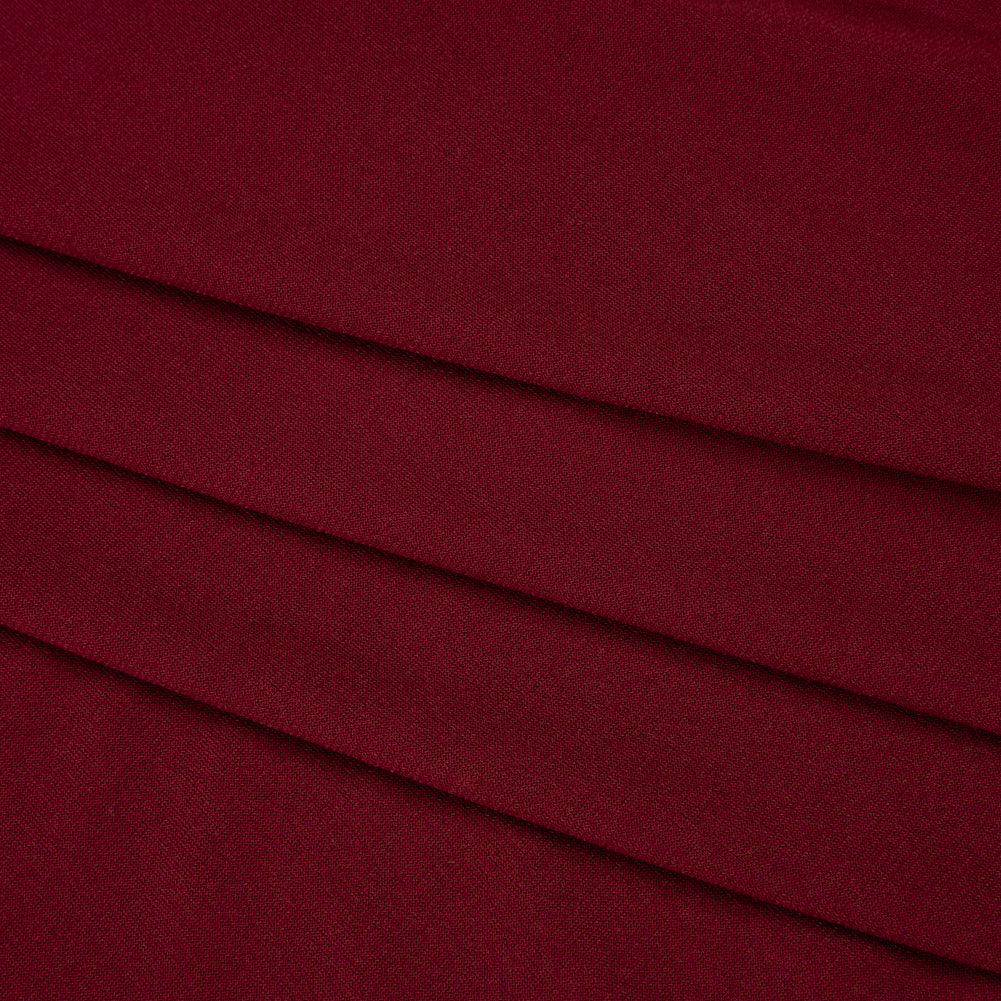 Stretch Polyester Tricot - Wine Red - Designer Deadstock Stretch Polyester Tricot - Wine Red - Designer Deadstock