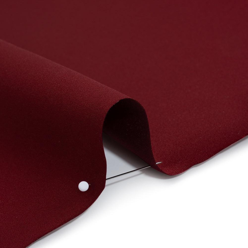 Polyester Satin - Wine Red - Designer Deadstock Polyester Satin - Wine Red - Designer Deadstock