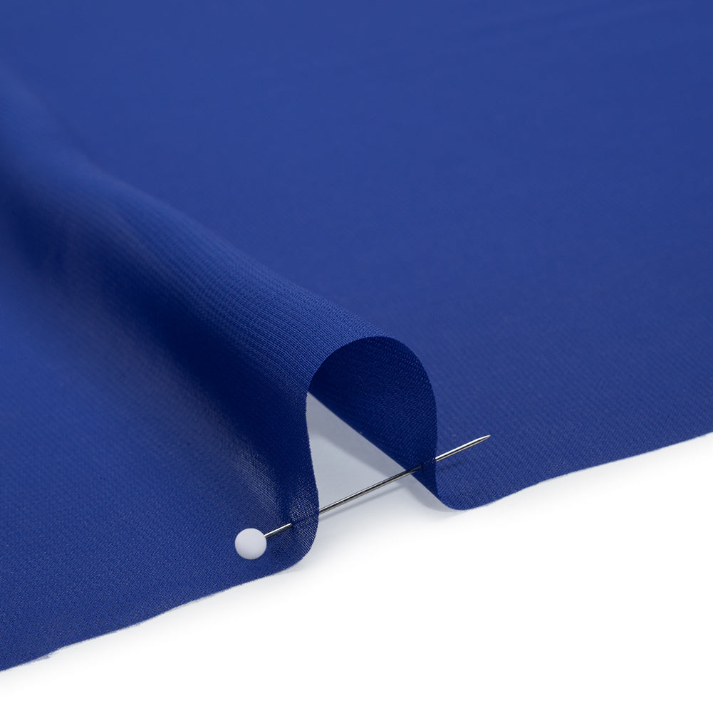 Polyester Chiffon - Galaxy Blue - Designer Deadstock Polyester Chiffon - Galaxy Blue - Designer Deadstock