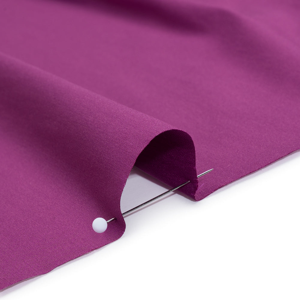 Stretch Cotton and Nylon Poplin - Rose Violet - Designer Deadstock Stretch Cotton and Nylon Poplin - Rose Violet - Designer Deadstock
