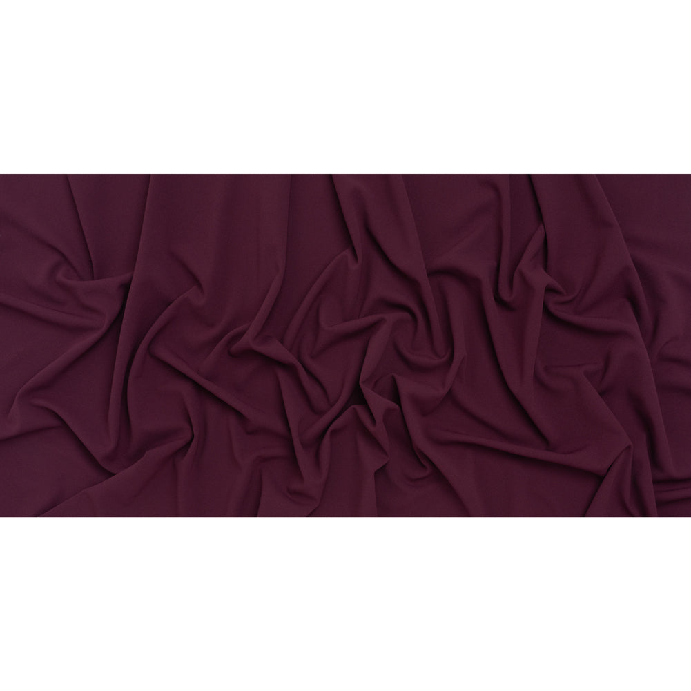 Stretch Polyester Crepe Double Knit - Amaranth Purple - Designer Deadstock Stretch Polyester Crepe Double Knit - Amaranth Purple - Designer Deadstock