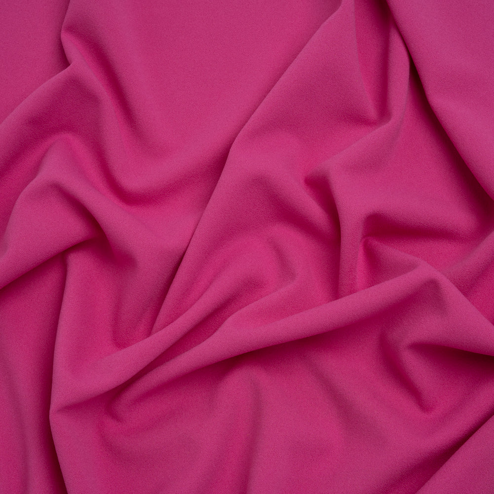 Stretch Polyester Crepe Double Knit - Rose Violet - Designer Deadstock Stretch Polyester Crepe Double Knit - Rose Violet - Designer Deadstock