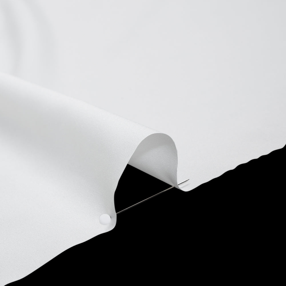 Soft Polyester Woven Lining - White - Designer Deadstock Soft Polyester Woven Lining - White - Designer Deadstock