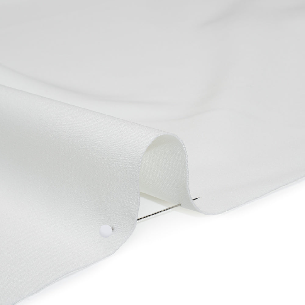 Stretch Polyester Woven - Off White - Designer Deadstock Stretch Polyester Woven - Off White - Designer Deadstock