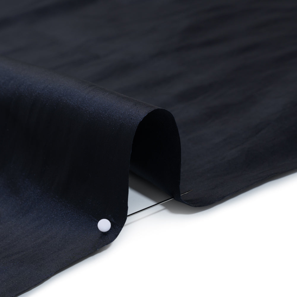 Polyester and Nylon Taffeta - Luscious Navy - Designer Deadstock Polyester and Nylon Taffeta - Luscious Navy - Designer Deadstock