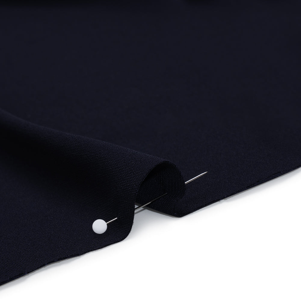 Stretch Polyester Tricot - Midnight - Designer Deadstock Stretch Polyester Tricot - Midnight - Designer Deadstock