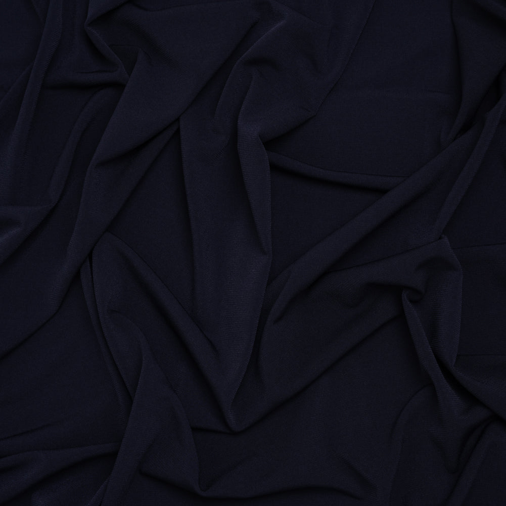 Stretch Polyester Tricot - Midnight - Designer Deadstock Stretch Polyester Tricot - Midnight - Designer Deadstock