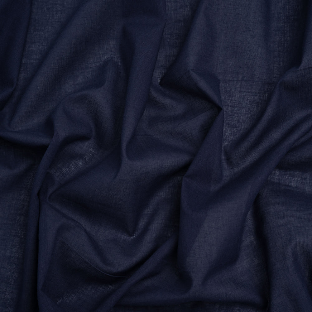Cotton Voile - Navy - Designer Deadstock Cotton Voile - Navy - Designer Deadstock