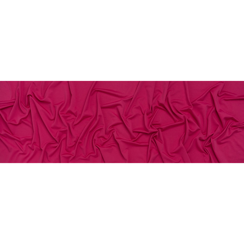 Stretch Polyester Crepe Knit - Magenta - Designer Deadstock Stretch Polyester Crepe Knit - Magenta - Designer Deadstock