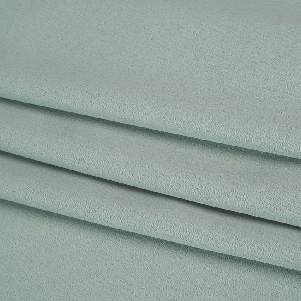 Polyester Crepe Back Satin - Celadon Green - Designer Deadstock Polyester Crepe Back Satin - Celadon Green - Designer Deadstock
