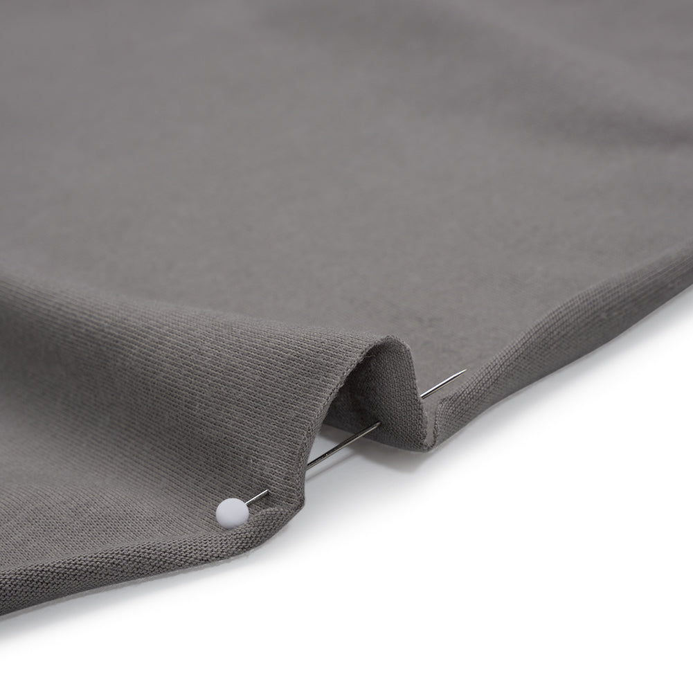 Cotton Jersey - Gray - Designer Deadstock Cotton Jersey - Gray - Designer Deadstock