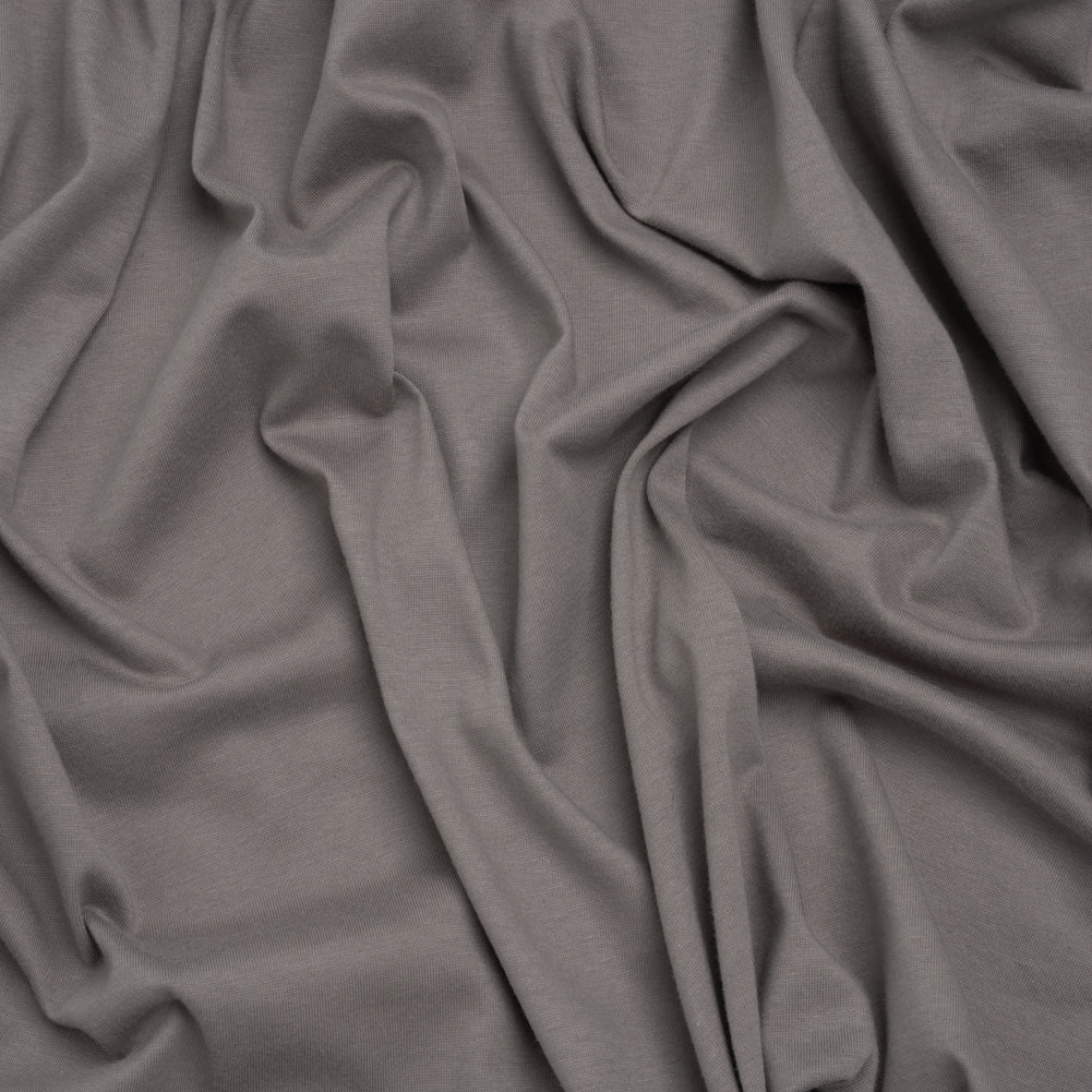 Cotton Jersey - Gray - Designer Deadstock Cotton Jersey - Gray - Designer Deadstock