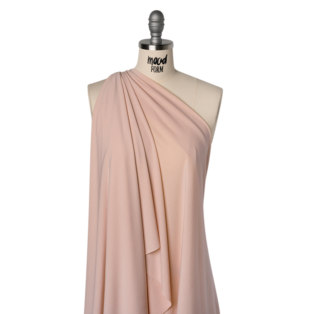 Stretch Polyester Jersey - Rose Smoke - Designer Deadstock Stretch Polyester Jersey - Rose Smoke - Designer Deadstock