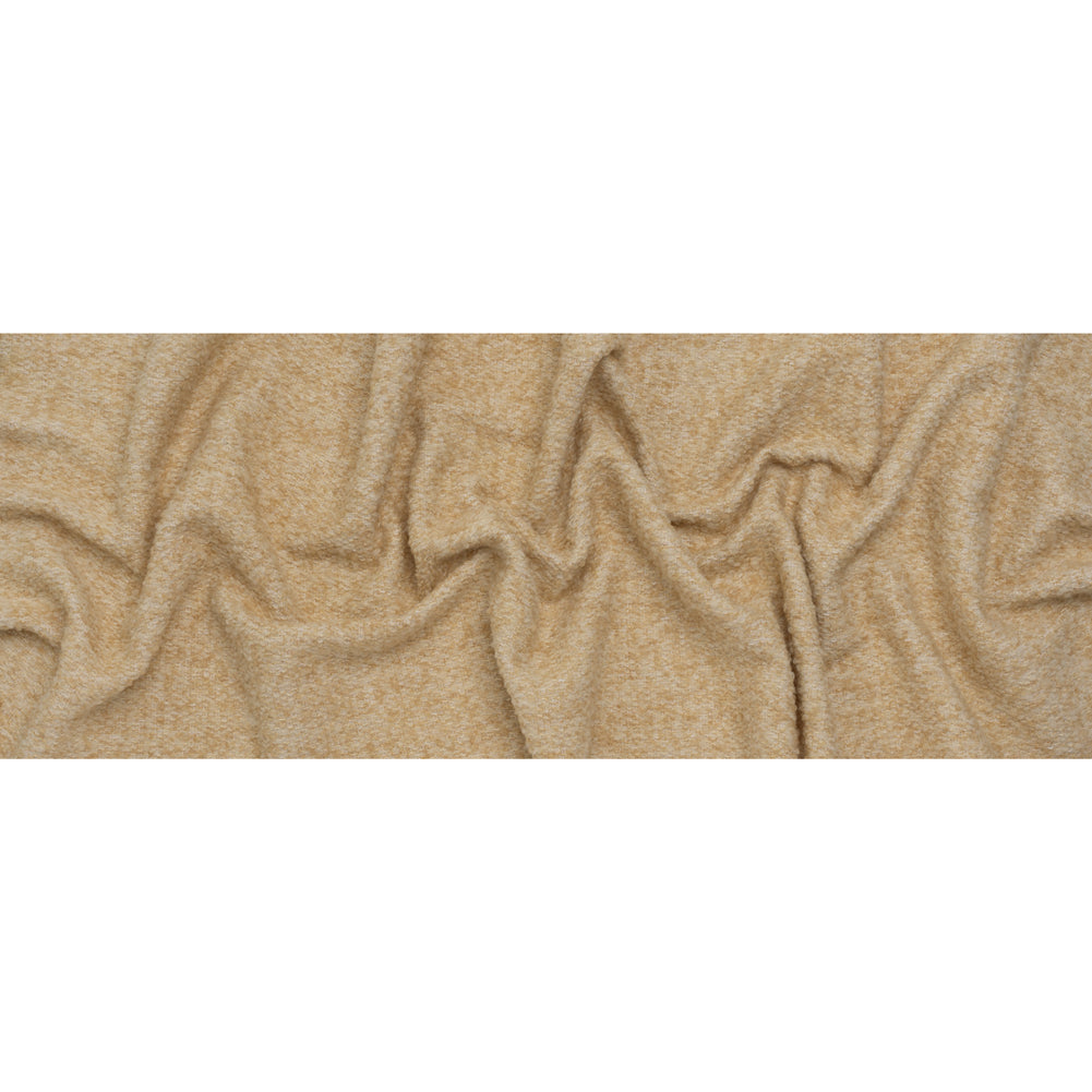 Wool Blend Boucle Tweed - Beige and Tan - Full Wool Blend Boucle Tweed - Beige and Tan - Full