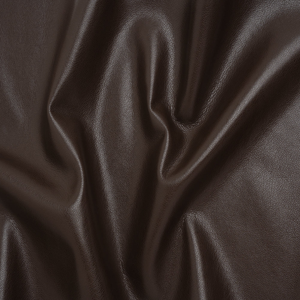 Buttery Faux Leather with Brushed Suede-like Backing - Chocolate - Veronica Collection Buttery Faux Leather with Brushed Suede-like Backing - Chocolate - Veronica Collection