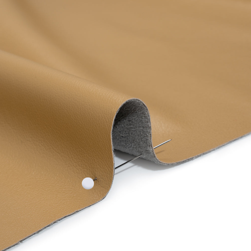 Buttery Faux Leather with Brushed Suede-like Backing - Beige - Veronica Collection Detail Buttery Faux Leather with Brushed Suede-like Backing - Beige - Veronica Collection Detail