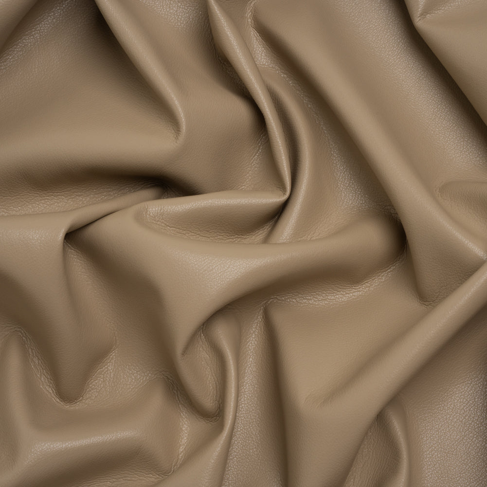 Buttery Faux Leather with Brushed Suede-like Backing - Stone - Veronica Collection Buttery Faux Leather with Brushed Suede-like Backing - Stone - Veronica Collection