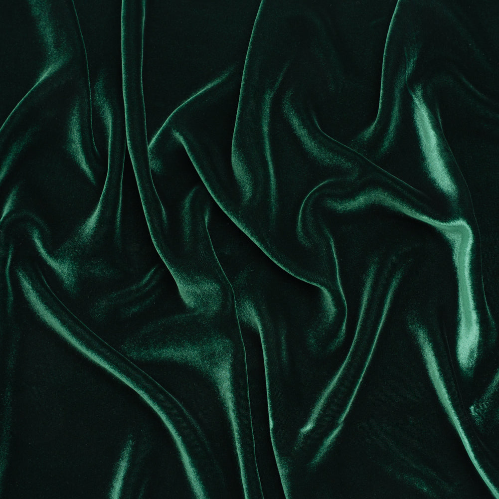 Rayon-Silk Velvet - Hunter Green - Cicero Collection Rayon-Silk Velvet - Hunter Green - Cicero Collection
