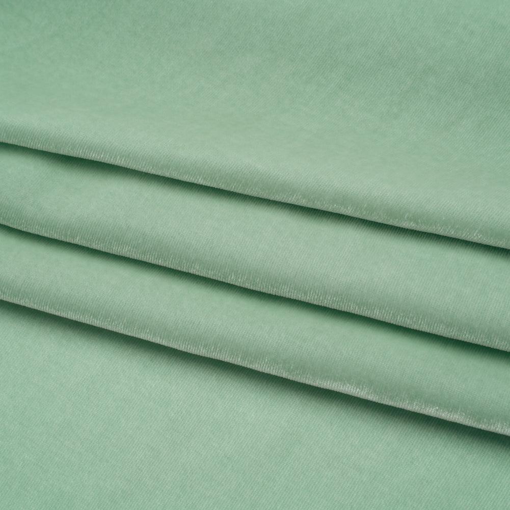 Rayon-Silk Velvet - Mint - Cicero Collection Folded Rayon-Silk Velvet - Mint - Cicero Collection Folded