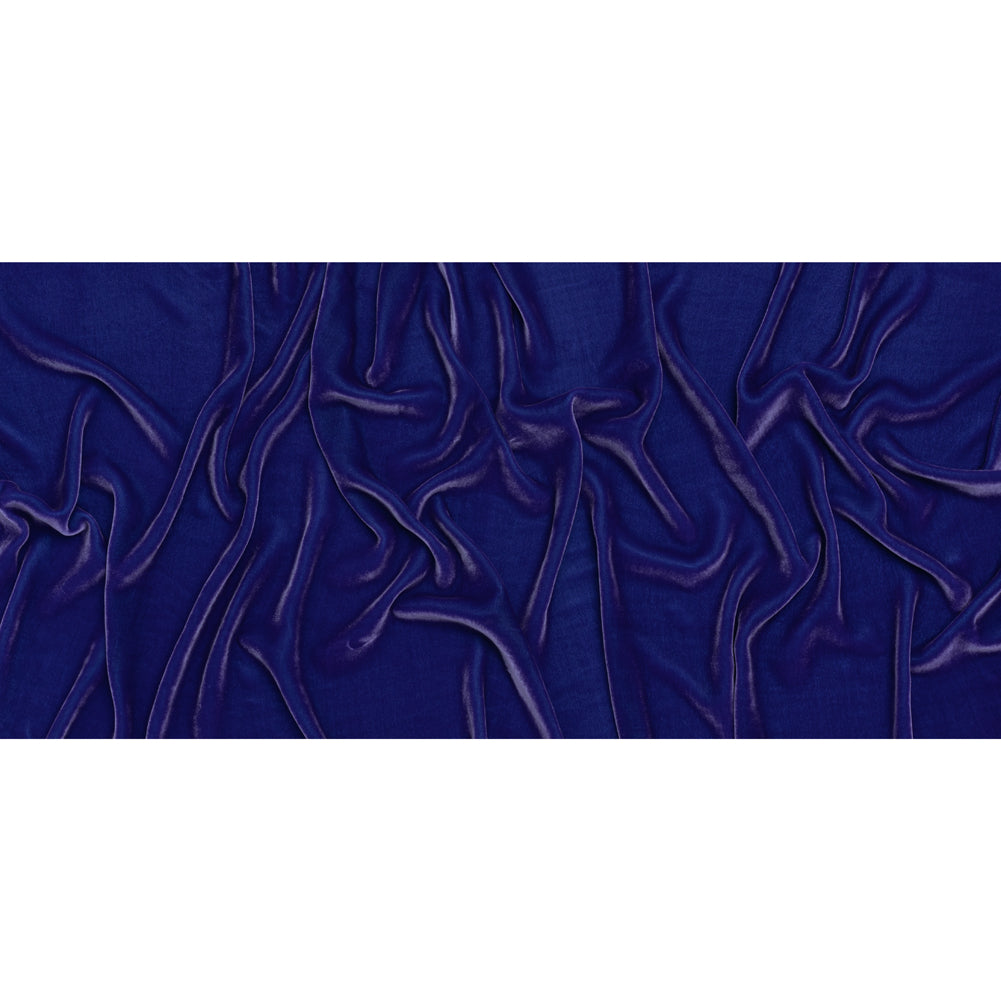 Rayon-Silk Velvet - Royal Blue - Cicero Collection - Full Rayon-Silk Velvet - Royal Blue - Cicero Collection - Full