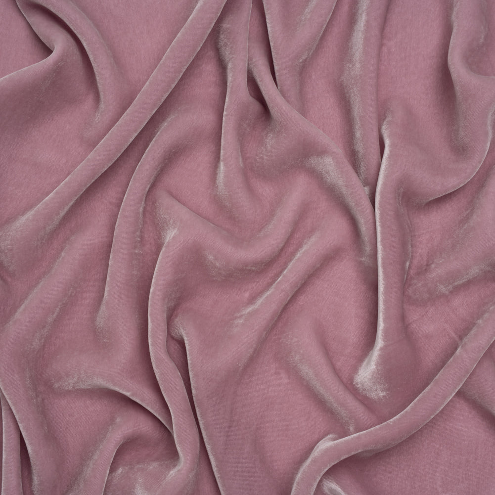 Rayon-Silk Velvet - Dusty Rose - Cicero Collection Rayon-Silk Velvet - Dusty Rose - Cicero Collection