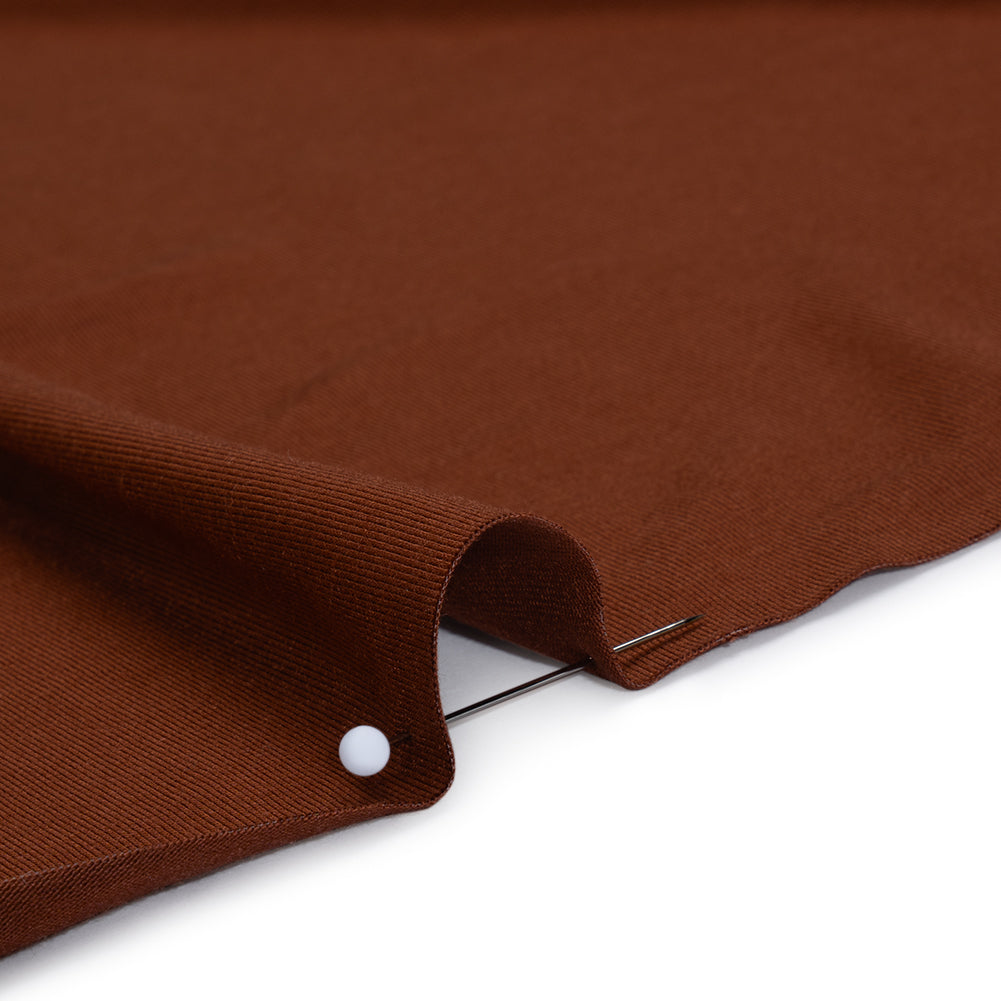 Stretch Rayon Jersey - Cognac - Designer Deadstock Stretch Rayon Jersey - Cognac - Designer Deadstock