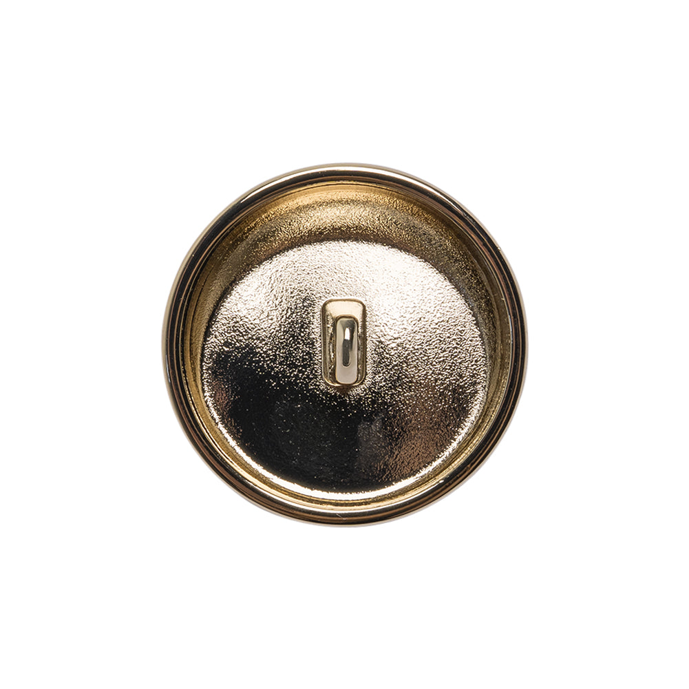 Off Center Low Concave Shank Back Metal Button - 36L/23mm - Pale Gold Off Center Low Concave Shank Back Metal Button - 36L/23mm - Pale Gold