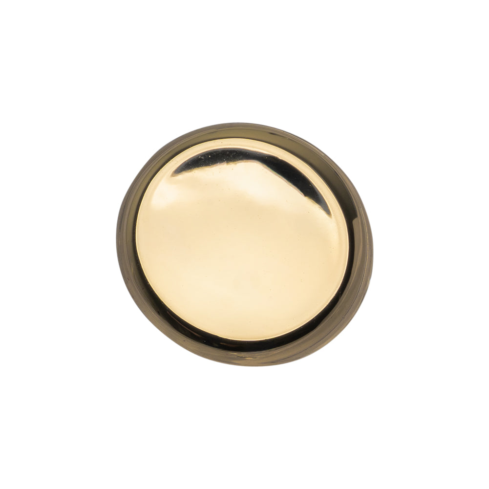 Off Center Low Concave Shank Back Metal Button - 36L/23mm - Pale Gold Off Center Low Concave Shank Back Metal Button - 36L/23mm - Pale Gold