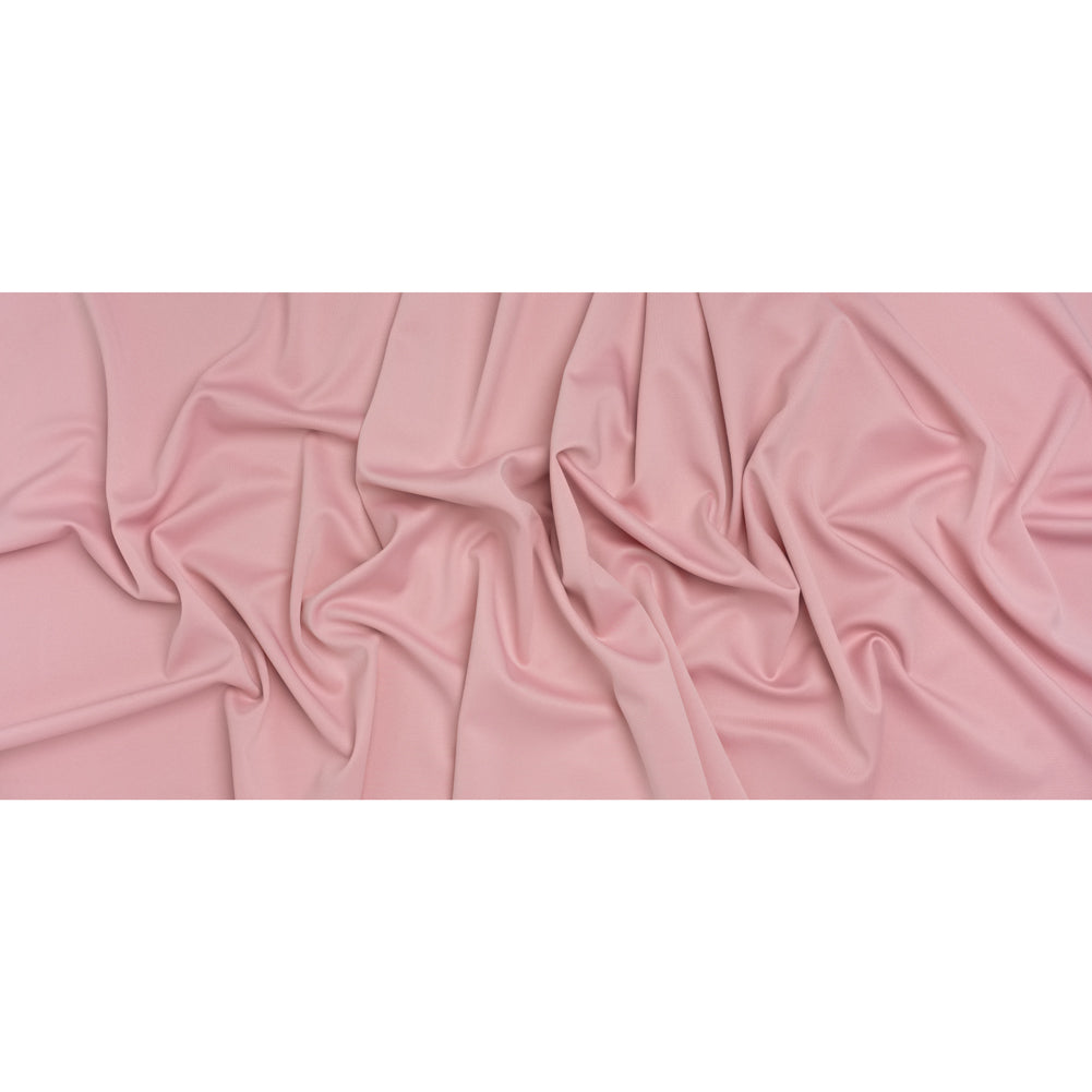 Stretch Polyester Crepe Double Knit - Blush Pink - Designer Deadstock - Full Stretch Polyester Crepe Double Knit - Blush Pink - Designer Deadstock - Full