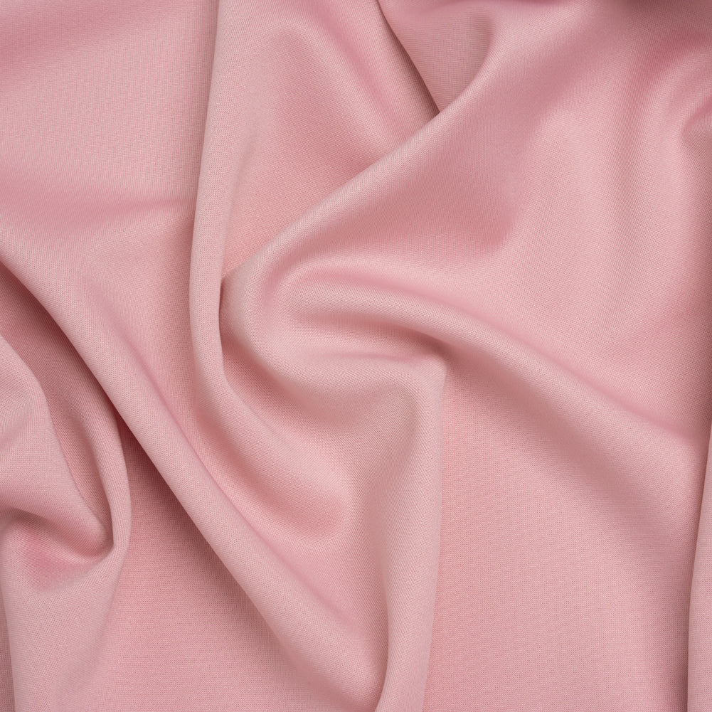 Stretch Polyester Crepe Double Knit - Blush Pink - Designer Deadstock Stretch Polyester Crepe Double Knit - Blush Pink - Designer Deadstock