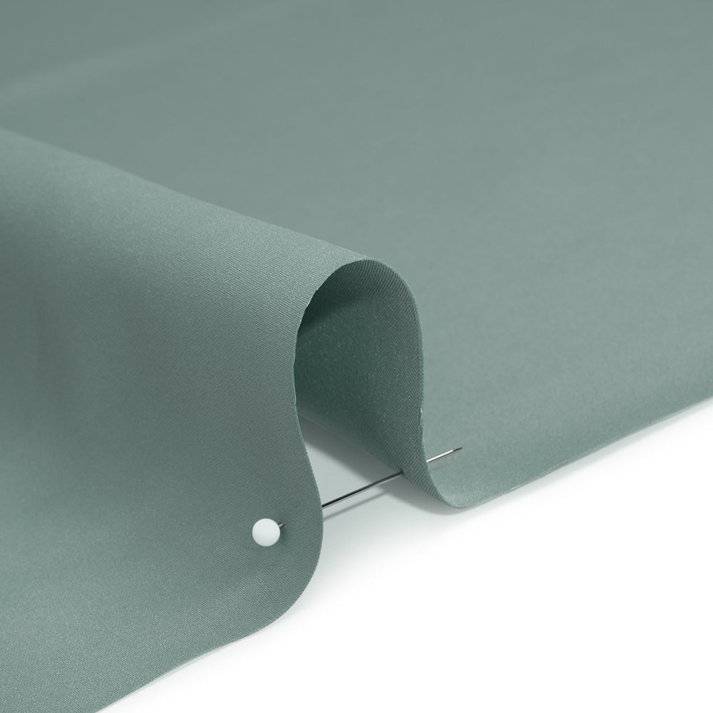 Polyester Satin - Pale Blue - Designer Deadstock - Detail Polyester Satin - Pale Blue - Designer Deadstock - Detail