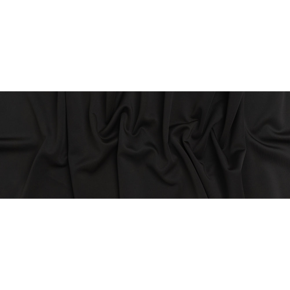 Polyester Scuba Knit - Black - Designer Deadstock - Full Polyester Scuba Knit - Black - Designer Deadstock - Full