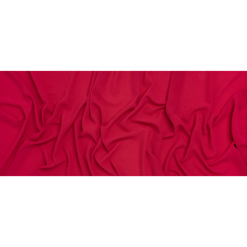 Stretch Polyester Bubble Crepe - Raspberry Pink - Designer Deadstock - Full Stretch Polyester Bubble Crepe - Raspberry Pink - Designer Deadstock - Full