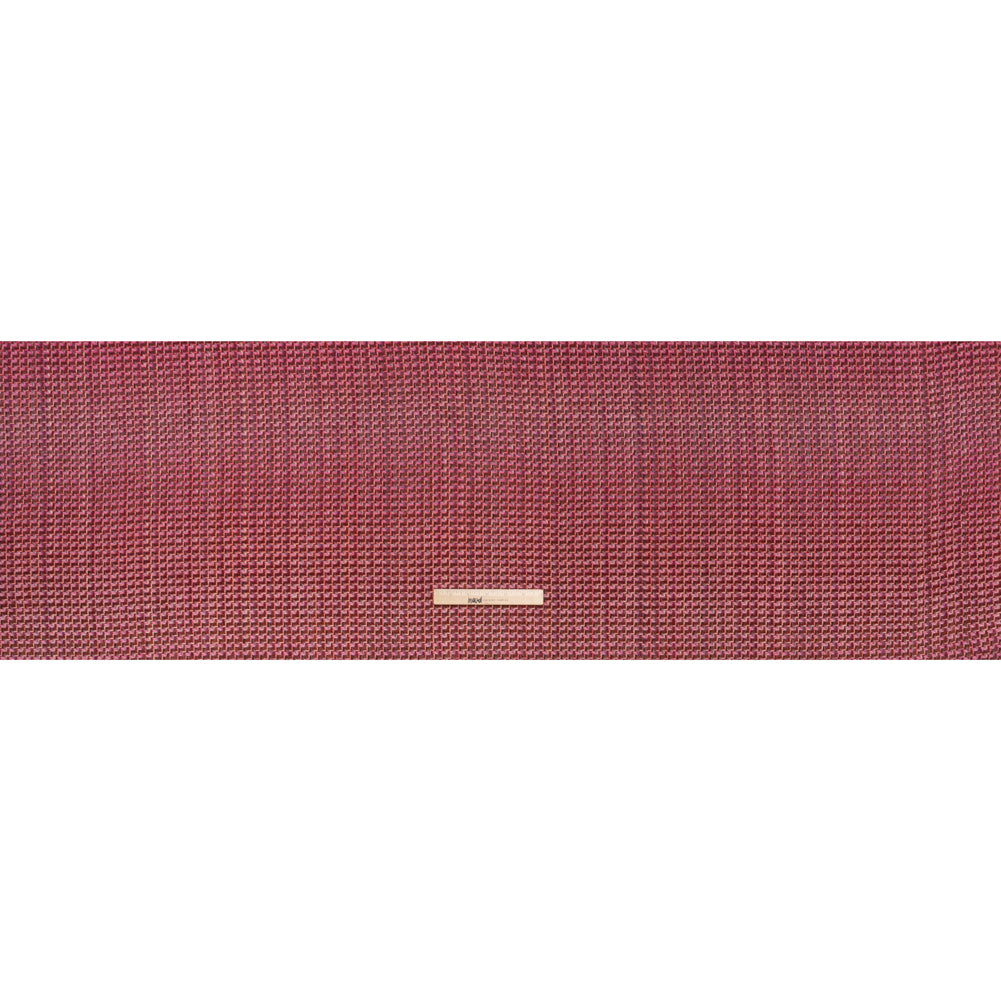 Wool Blend Tweed Twill Made in Italy - Pink, Purple and Red Zig Zags - Deadstock Wool Blend Tweed Twill Made in Italy - Pink, Purple and Red Zig Zags - Deadstock