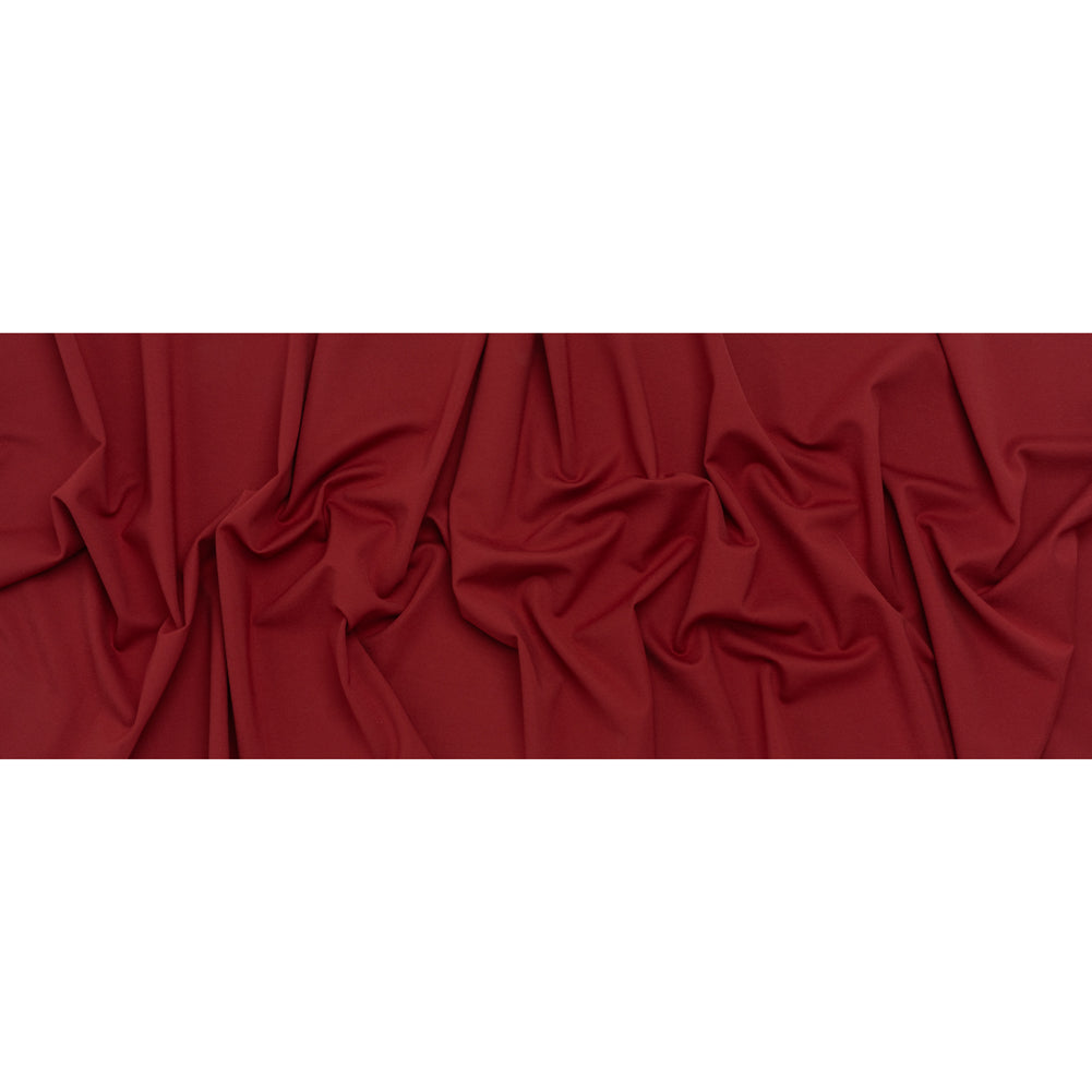 Lightweight Stretch Ponte Knit - Burgundy - Hesperia Collection - Full Lightweight Stretch Ponte Knit - Burgundy - Hesperia Collection - Full
