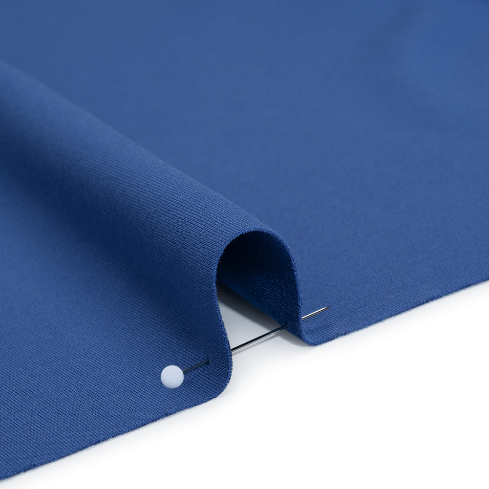 Lightweight Stretch Ponte Knit - Cobalt - Hesperia Collection Detail Lightweight Stretch Ponte Knit - Cobalt - Hesperia Collection Detail