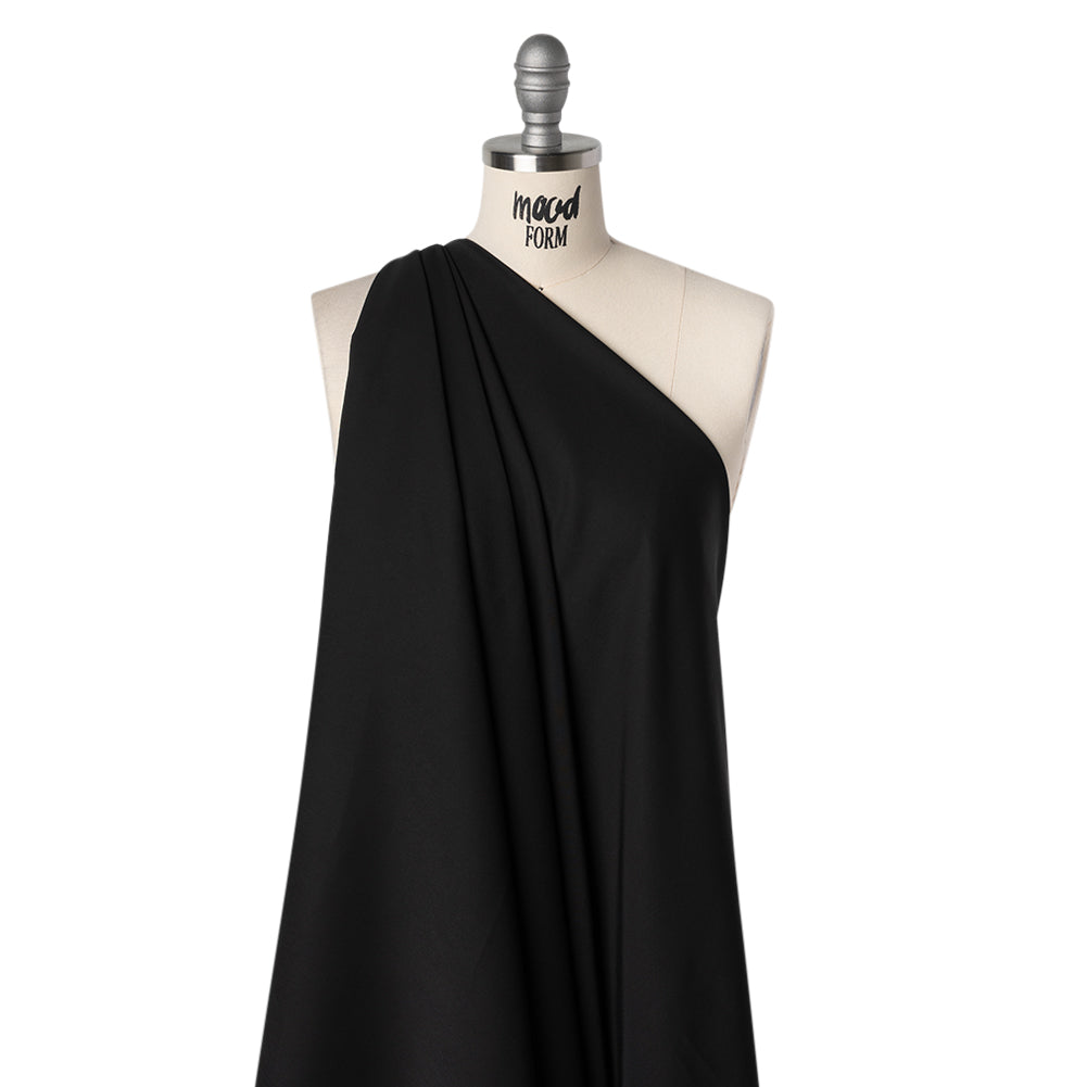 Fluid Recycled Polyester Woven by Max Alexander - Black Drape Fluid Recycled Polyester Woven by Max Alexander - Black Drape