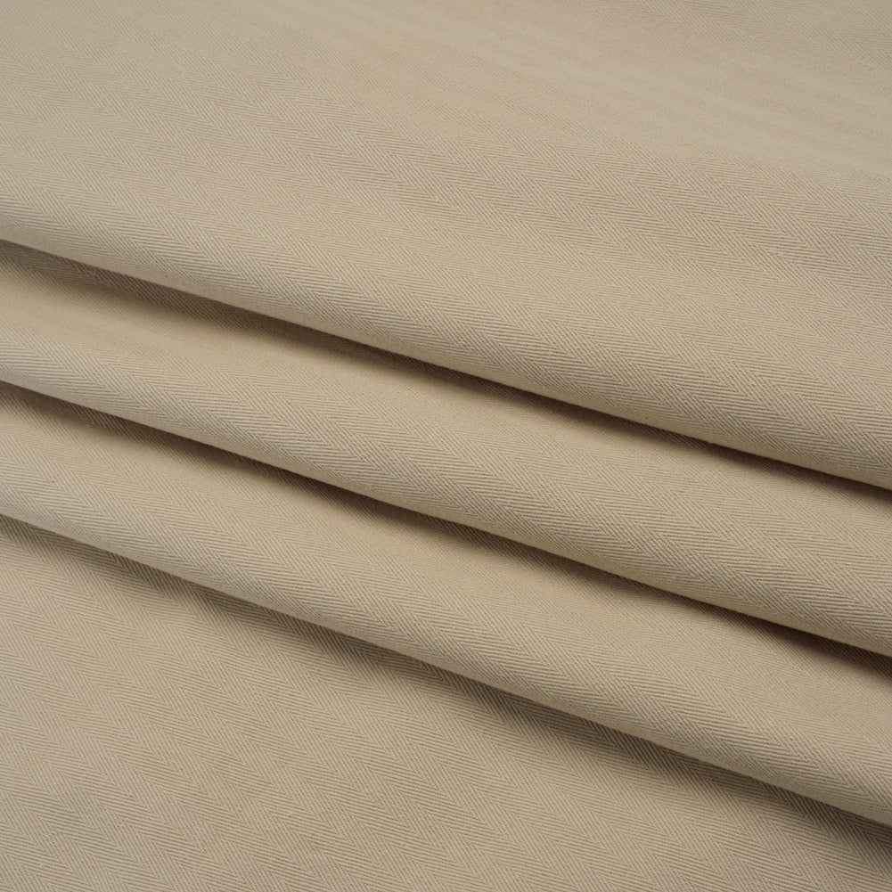Cotton Herringbone Twill Coutil - Creme Brulee - Farrah Collection Cotton Herringbone Twill Coutil - Creme Brulee - Farrah Collection