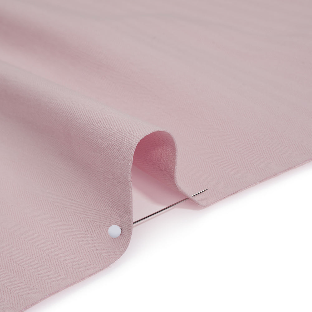 Cotton Herringbone Twill Coutil - Pale Pink - Farrah Collection Cotton Herringbone Twill Coutil - Pale Pink - Farrah Collection