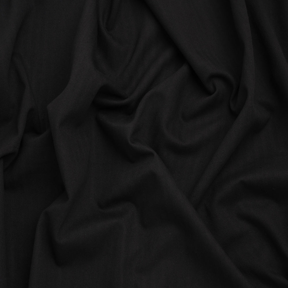Cotton Herringbone Twill Coutil - Black - Farrah Collection Cotton Herringbone Twill Coutil - Black - Farrah Collection