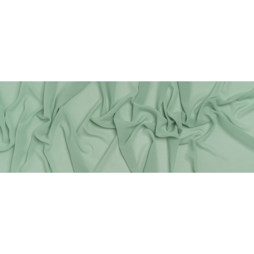Polyester Chiffon - Sage Green - Designer Deadstock - Full Polyester Chiffon - Sage Green - Designer Deadstock - Full