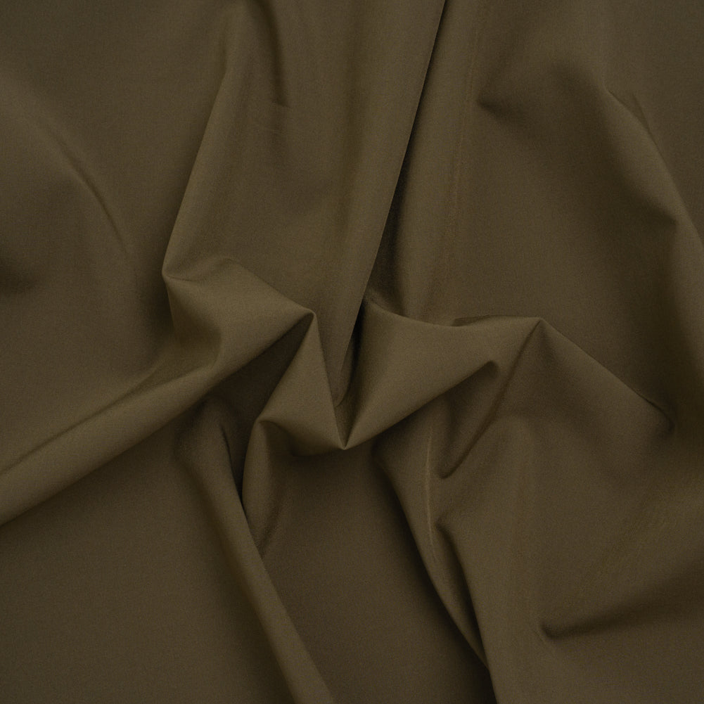 Stretch Polyester Woven - Caper Green - Designer Deadstock Stretch Polyester Woven - Caper Green - Designer Deadstock
