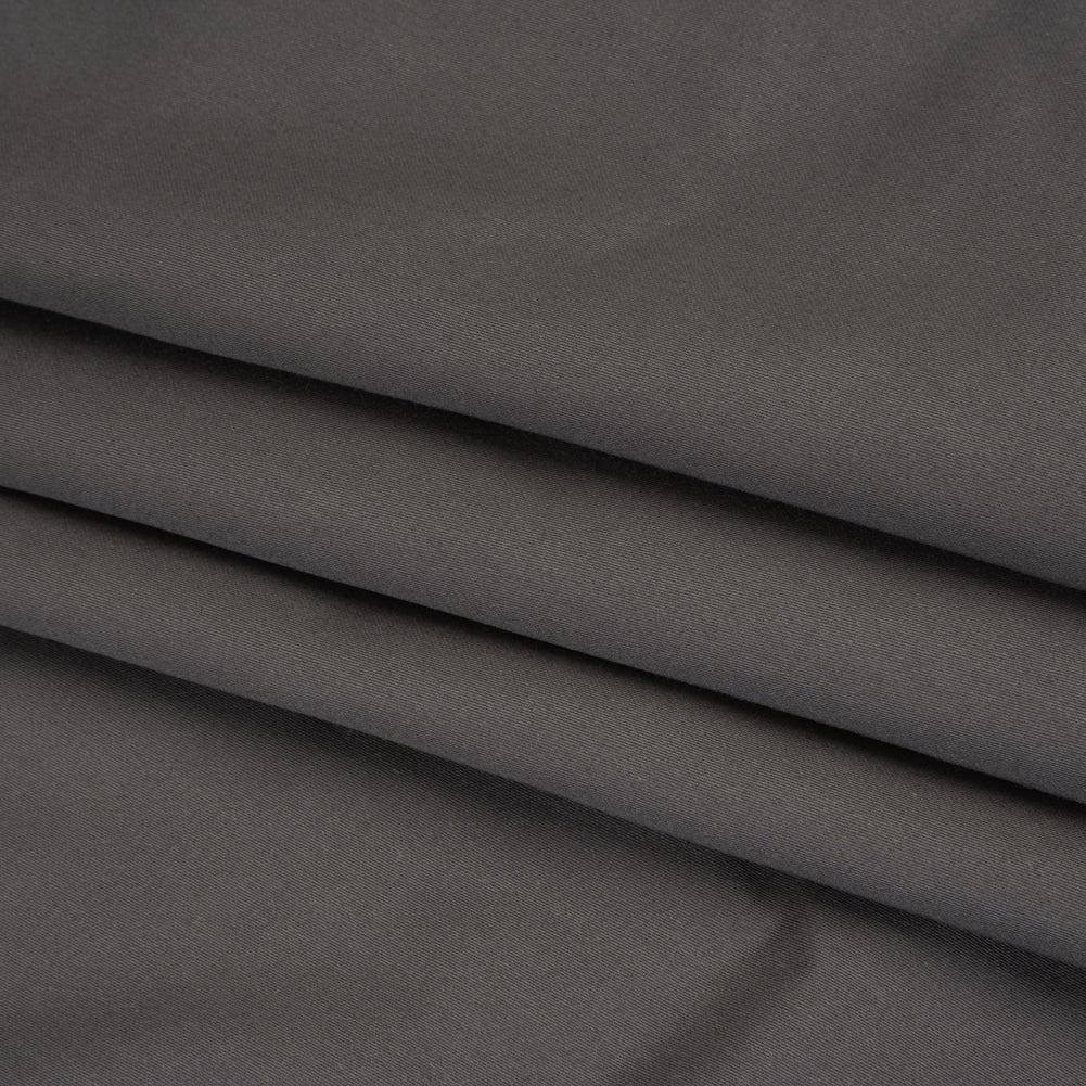 Mercerized Cotton Sateen - Charcoal - Mallory Collection - Folded Mercerized Cotton Sateen - Charcoal - Mallory Collection - Folded