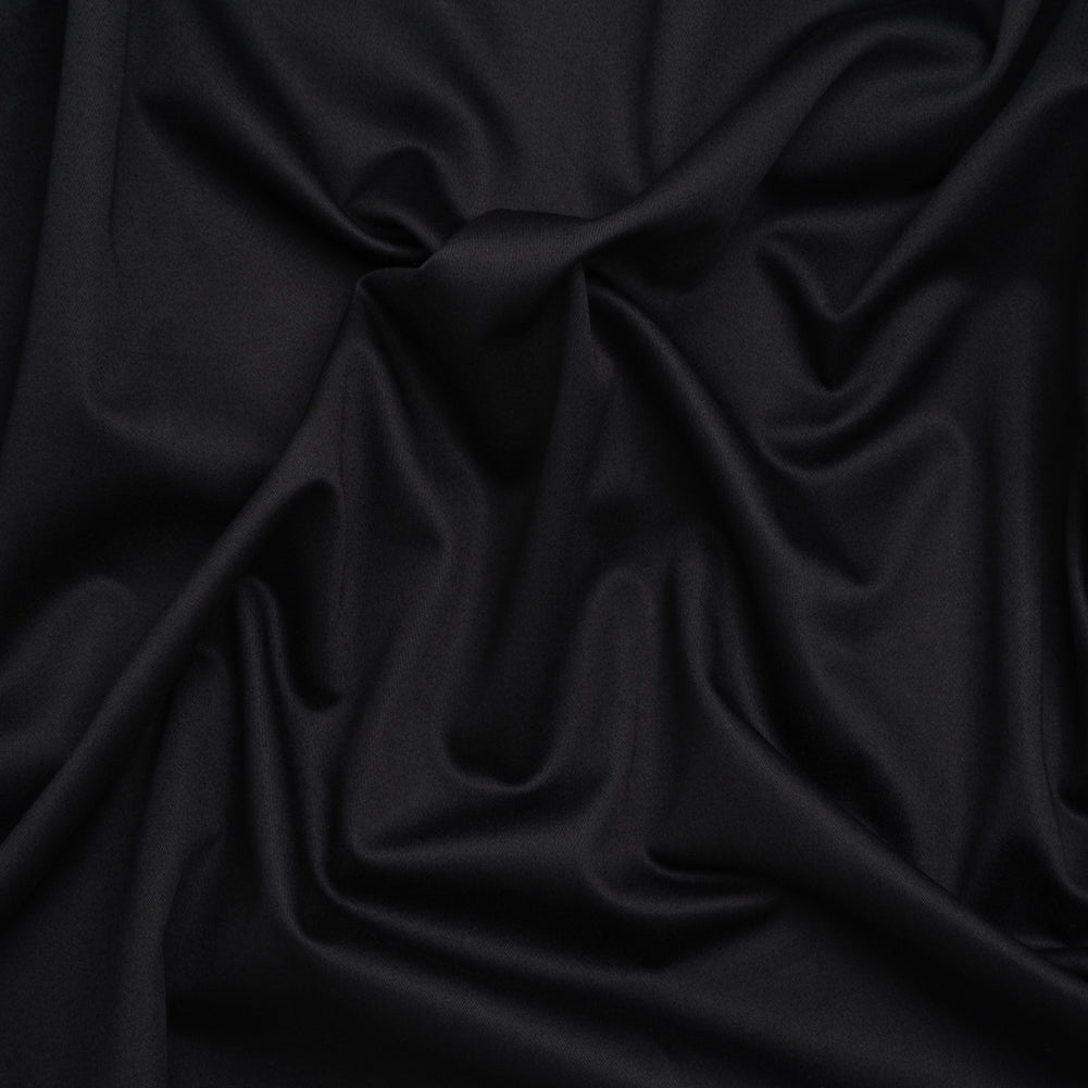 Mercerized Cotton Sateen - Ebony - Mallory Collection Mercerized Cotton Sateen - Ebony - Mallory Collection
