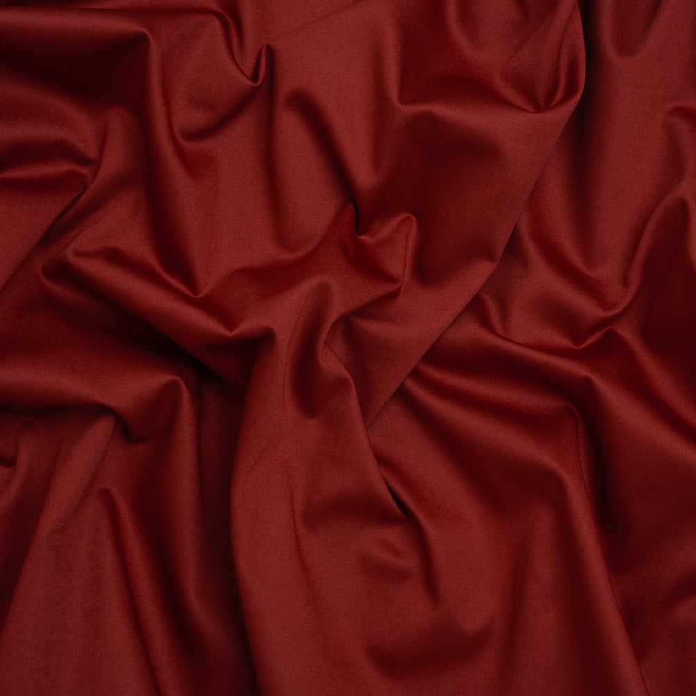 Mercerized Cotton Sateen - Cassis Red - Mallory Collection Mercerized Cotton Sateen - Cassis Red - Mallory Collection