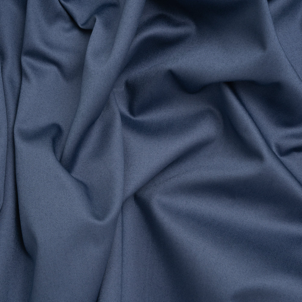 Mercerized Cotton Sateen - Federal Blue - Mallory Collection Mercerized Cotton Sateen - Federal Blue - Mallory Collection